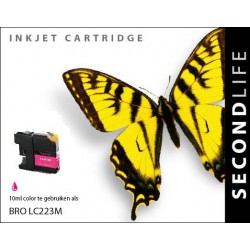 Brother LC221 LC223 HC MAGENTA compatible